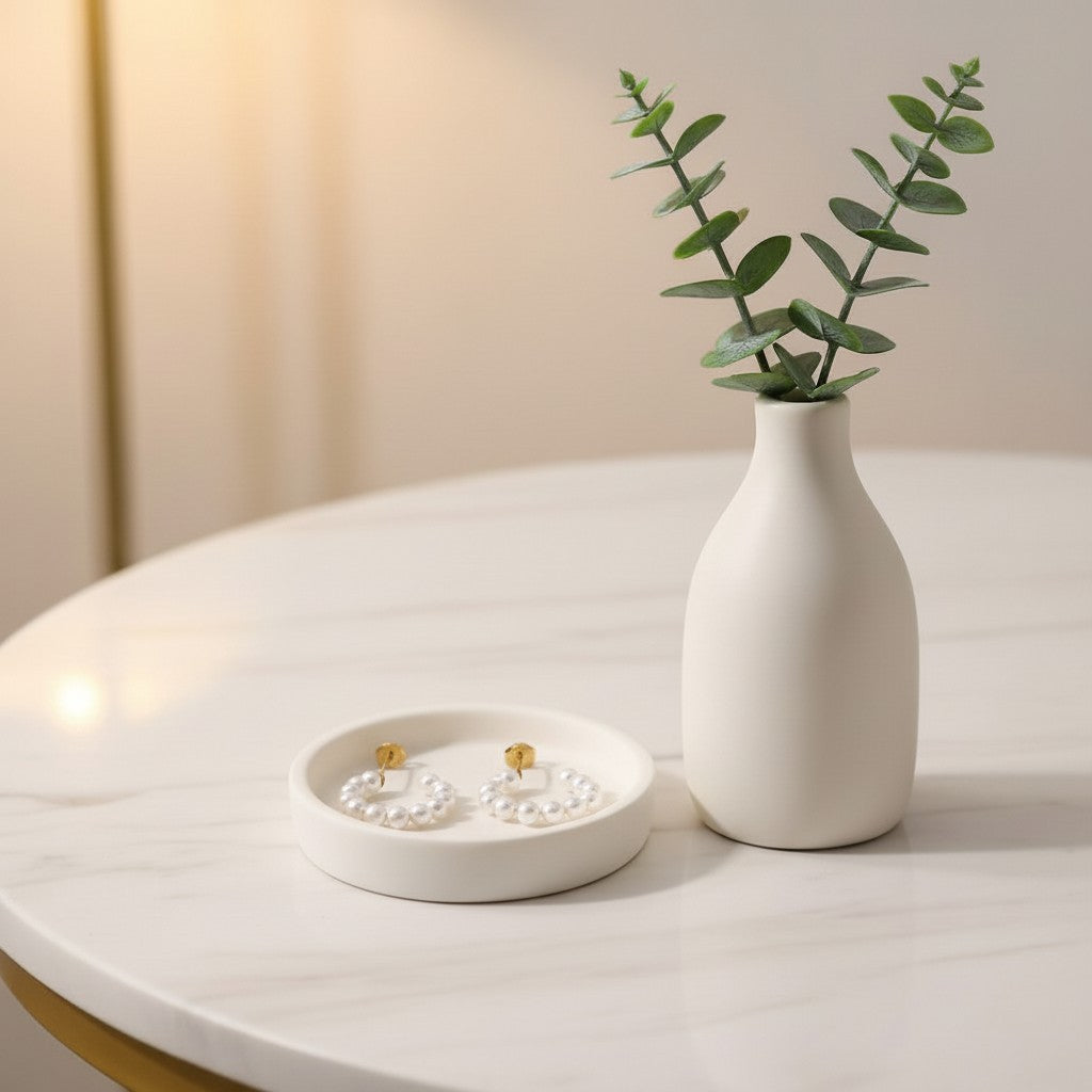 Ocean Pearl Beaded Studs