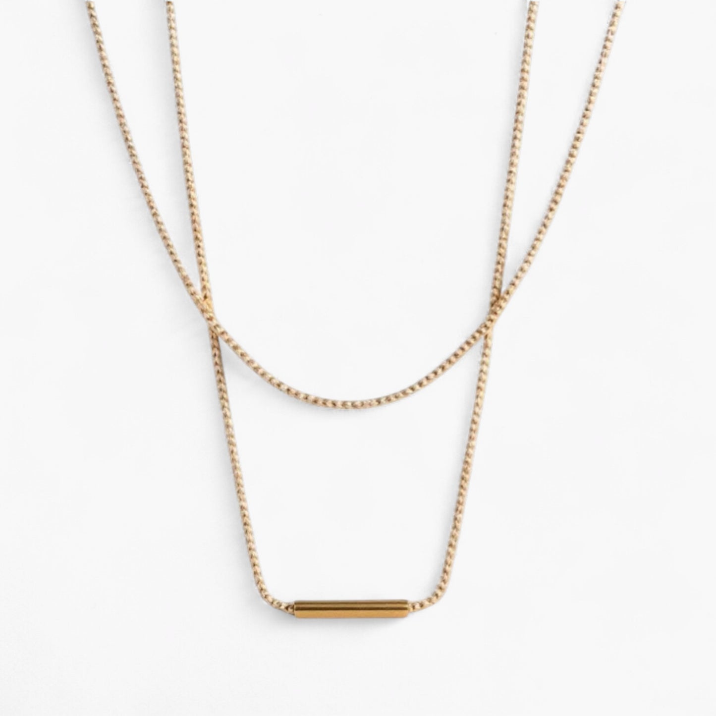 Layered Bar Necklace