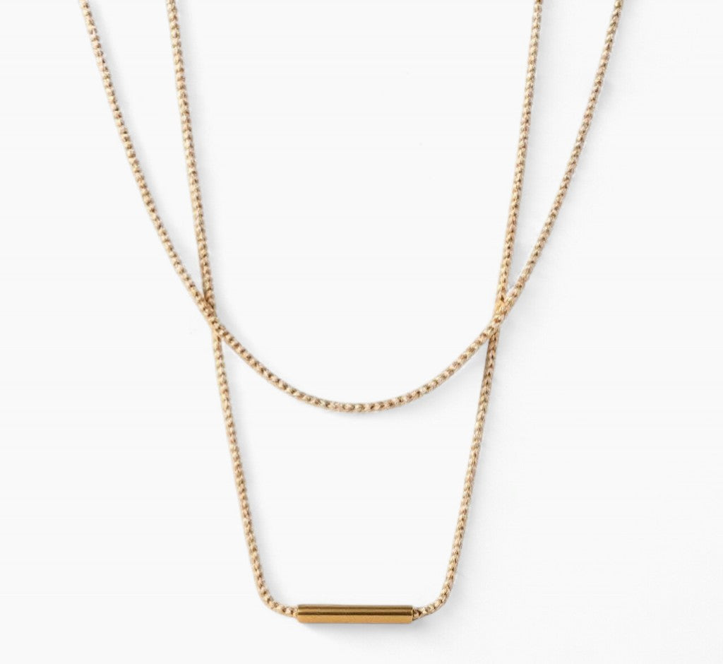 Layered Bar Necklace – auriviana