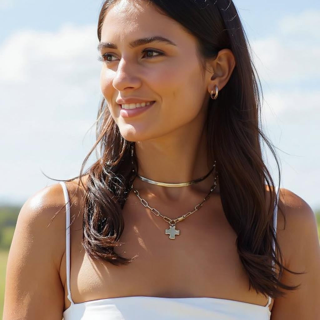 Bold Cross Necklace
