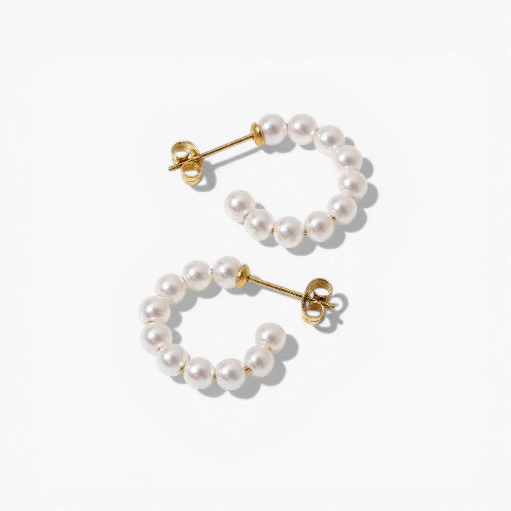 Ocean Pearl Beaded Studs