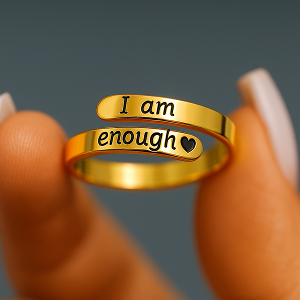 I Am Enough Ring hover