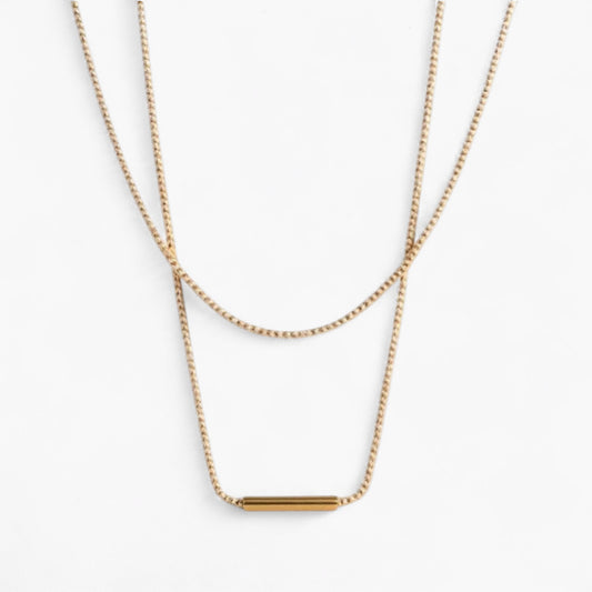 Layered Bar Necklace