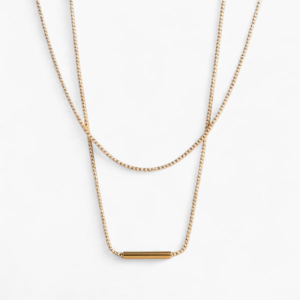 Layered Bar Necklace
