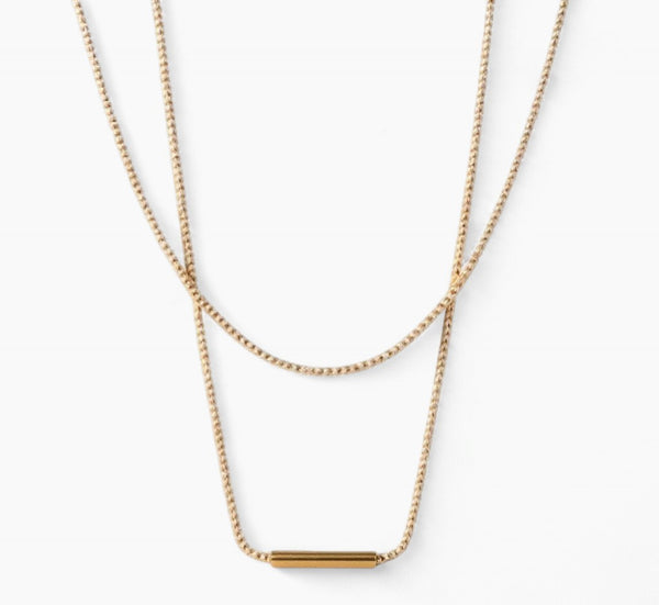 Layered Bar Necklace
