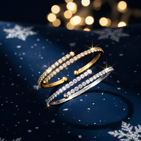 Modern Sparkle Tennis Bracelet