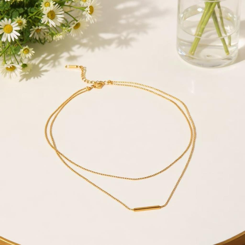 Layered Bar Necklace