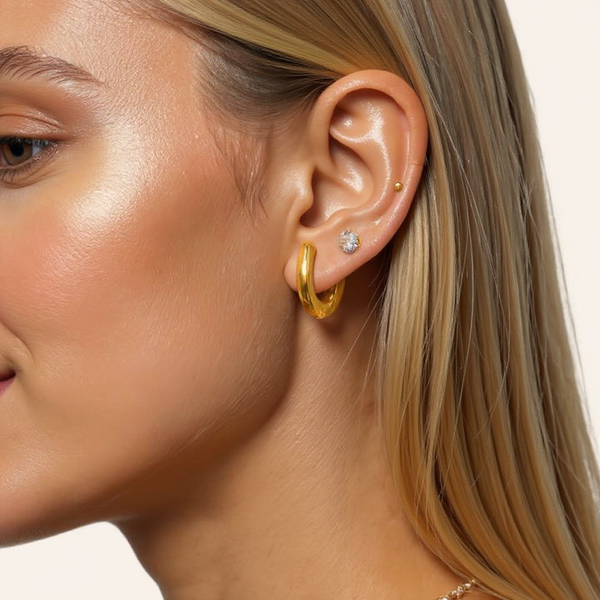 Hoop and Stud Set hover