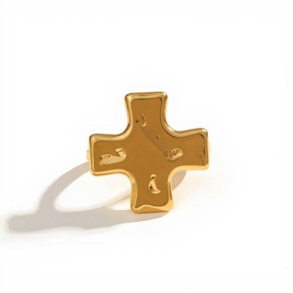 Bold Cross Ring